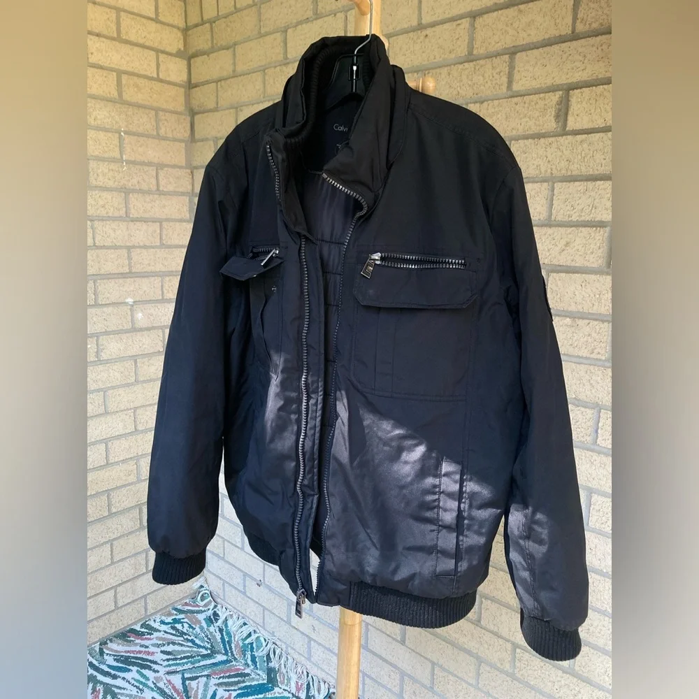 Calvin Klein Water Resistant Wind Protection Heavy Duty Utility Jacket Work Coat